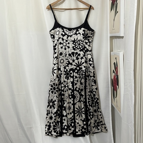 InWear Satin Floral Pleated Skirt Dress a282 - Picture 3 of 3